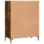 Regal aus geräuchertem Eichenholzwerkstoff, 69,5 x 32,5 x 90 cm von vidaXL, Bücherregale und Regale - Ref: Foro24-828369, Pre...