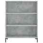 Engineered wood gray concrete shelf 69.5x32.5x90 cm by vidaXL, Bookcases and shelves - Ref: Foro24-828368, Price: 57,91 €, Di...