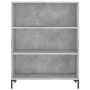 Parkettregal Betongrau 69,5x32,5x90 cm von vidaXL, Bücherregale und Regale - Ref: Foro24-828368, Preis: 58,66 €, Rabatt: %