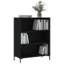 Estantería madera de ingeniería negro 69,5x32,5x90 cm de vidaXL, Librerías y estanterías - Ref: Foro24-828365, Precio: 59,75 ...