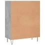 Estantería madera de ingeniería gris hormigón 69,5x32,5x90 cm de vidaXL, Librerías y estanterías - Ref: Foro24-828360, Precio...