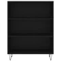 Estantería madera de ingeniería negro 69,5x32,5x90 cm de vidaXL, Librerías y estanterías - Ref: Foro24-828357, Precio: 55,47 ...
