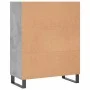 Betongraues Holzwerkstoffregal 69,5 x 32,5 x 90 cm von vidaXL, Sideboards - Ref: Foro24-828392, Preis: 64,18 €, Rabatt: %