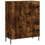 Sideboard aus geräuchertem Eichenholzwerkstoff, 69,5 x 34 x 90 cm von vidaXL, Sideboards - Ref: Foro24-827929, Preis: 75,27 €...