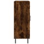 Smoked oak engineered wood sideboard 69.5x34x90 cm by vidaXL, Sideboards - Ref: Foro24-827929, Price: 75,20 €, Discount: %