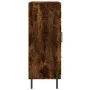 Smoked oak engineered wood sideboard 69.5x34x90 cm by vidaXL, Sideboards - Ref: Foro24-827929, Price: 74,58 €, Discount: %