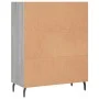 Regal aus technischem Holz in Sonoma-Grau, 69,5 x 32,5 x 90 cm von vidaXL, Sideboards - Ref: Foro24-828386, Preis: 60,88 €, R...