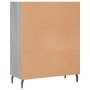 Sonoma gray engineered wood shelving 69.5x32.5x90 cm by vidaXL, Sideboards - Ref: Foro24-828386, Price: 61,60 €, Discount: %