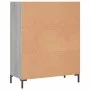 Estantería madera de ingeniería gris Sonoma 69,5x32,5x90 cm de vidaXL, Librerías y estanterías - Ref: Foro24-828370, Precio: ...