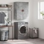 Armario de pared gris hormigón 69,5x34x90 cm de vidaXL, Aparadores - Ref: Foro24-828400, Precio: 84,68 €