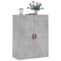 Armario de pared gris hormigón 69,5x34x90 cm de vidaXL, Aparadores - Ref: Foro24-828400, Precio: 81,90 €, Descuento: %