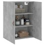 Armario de pared gris hormigón 69,5x34x90 cm de vidaXL, Aparadores - Ref: Foro24-828400, Precio: 81,90 €, Descuento: %