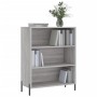 Regal aus technischem Holz in Sonoma-Grau, 69,5 x 32,5 x 90 cm von vidaXL, Sideboards - Ref: Foro24-828378, Preis: 46,03 €, R...