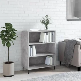 Betongraues Holzwerkstoffregal 69,5 x 32,5 x 90 cm von vidaXL, Sideboards - Ref: Foro24-828384, Preis: 59,86 €, Rabatt: %