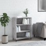 Concrete gray engineered wood shelf 69.5x32.5x90 cm by vidaXL, Sideboards - Ref: Foro24-828384, Price: 60,56 €, Discount: %