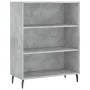 Estantería madera de ingeniería gris hormigón 69,5x32,5x90 cm de vidaXL, Aparadores - Ref: Foro24-828384, Precio: 59,86 €, De...