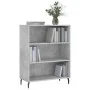 Estantería madera de ingeniería gris hormigón 69,5x32,5x90 cm de vidaXL, Aparadores - Ref: Foro24-828384, Precio: 59,86 €, De...