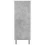 Concrete gray engineered wood shelf 69.5x32.5x90 cm by vidaXL, Sideboards - Ref: Foro24-828384, Price: 60,56 €, Discount: %