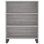 Engineered wood gray Sonoma shelf 69.5x32.5x90 cm by vidaXL, Sideboards - Ref: Foro24-828394, Price: 66,25 €, Discount: %