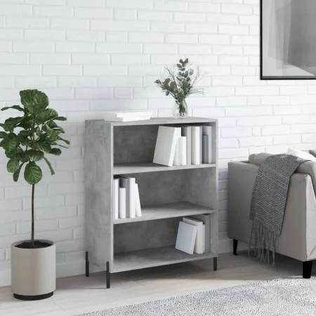 Concrete gray engineered wood shelf 69.5x32.5x90 cm by vidaXL, Sideboards - Ref: Foro24-828376, Price: 59,76 €, Discount: %