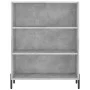 Concrete gray engineered wood shelf 69.5x32.5x90 cm by vidaXL, Sideboards - Ref: Foro24-828376, Price: 59,76 €, Discount: %