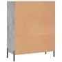 Concrete gray engineered wood shelf 69.5x32.5x90 cm by vidaXL, Sideboards - Ref: Foro24-828376, Price: 59,76 €, Discount: %