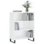 Glossy white engineered wood shelf 69.5x32.5x90 cm by vidaXL, Sideboards - Ref: Foro24-828390, Price: 70,12 €, Discount: %