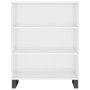 Glossy white engineered wood shelf 69.5x32.5x90 cm by vidaXL, Sideboards - Ref: Foro24-828390, Price: 71,00 €, Discount: %