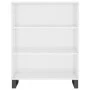 Glossy white engineered wood shelf 69.5x32.5x90 cm by vidaXL, Sideboards - Ref: Foro24-828390, Price: 70,12 €, Discount: %
