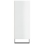 Glossy white engineered wood shelf 69.5x32.5x90 cm by vidaXL, Sideboards - Ref: Foro24-828390, Price: 71,00 €, Discount: %