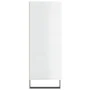 Glossy white engineered wood shelf 69.5x32.5x90 cm by vidaXL, Sideboards - Ref: Foro24-828390, Price: 70,12 €, Discount: %