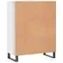 Glossy white engineered wood shelf 69.5x32.5x90 cm by vidaXL, Sideboards - Ref: Foro24-828390, Price: 70,12 €, Discount: %