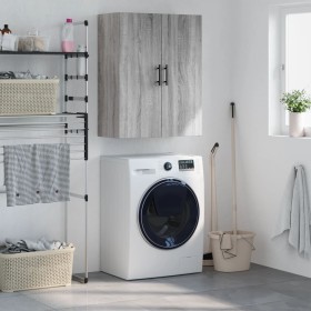 Armario de pared gris Sonoma 69,5x34x90 cm de vidaXL, Aparadores - Ref: Foro24-828450, Precio: 69,82 €, Descuento: %