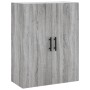 Armario de pared gris Sonoma 69,5x34x90 cm de vidaXL, Aparadores - Ref: Foro24-828450, Precio: 69,82 €, Descuento: %