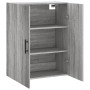 Armario de pared gris Sonoma 69,5x34x90 cm de vidaXL, Aparadores - Ref: Foro24-828450, Precio: 69,82 €, Descuento: %