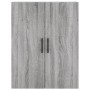 Armario de pared gris Sonoma 69,5x34x90 cm de vidaXL, Aparadores - Ref: Foro24-828450, Precio: 69,82 €, Descuento: %