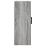 Armario de pared gris Sonoma 69,5x34x90 cm de vidaXL, Aparadores - Ref: Foro24-828450, Precio: 69,82 €, Descuento: %