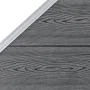 Set de valla 5 cuadradas + 1 oblicua WPC gris 965x186 cm de vidaXL, Paneles de vallas - Ref: Foro24-3053237, Precio: 1,00 €, ...