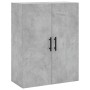 Concrete gray wall cabinet 69.5x34x90 cm by vidaXL, Sideboards - Ref: Foro24-828448, Price: 66,88 €, Discount: %