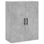 Concrete gray wall cabinet 69.5x34x90 cm by vidaXL, Sideboards - Ref: Foro24-828448, Price: 65,46 €, Discount: %