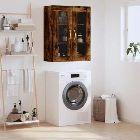 Smoked oak wall cabinet 69.5x34x90 cm by vidaXL, Sideboards - Ref: Foro24-828465, Price: 88,68 €, Discount: %