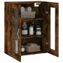 Armario de pared roble ahumado 69,5x34x90 cm de vidaXL, Aparadores - Ref: Foro24-828465, Precio: 88,17 €, Descuento: %
