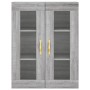 Armario de pared gris Sonoma 69,5x34x90 cm de vidaXL, Aparadores - Ref: Foro24-828466, Precio: 82,13 €, Descuento: %