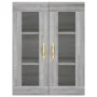 Armario de pared gris Sonoma 69,5x34x90 cm de vidaXL, Aparadores - Ref: Foro24-828466, Precio: 79,55 €, Descuento: %