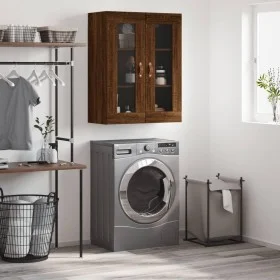Brown oak wall cabinet 69.5x34x90 cm by vidaXL, Sideboards - Ref: Foro24-828459, Price: 94,21 €, Discount: %