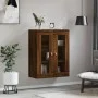Armario de pared marrón roble 69,5x34x90 cm de vidaXL, Aparadores - Ref: Foro24-828459, Precio: 92,66 €, Descuento: %
