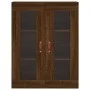 Armario de pared marrón roble 69,5x34x90 cm de vidaXL, Aparadores - Ref: Foro24-828459, Precio: 92,66 €, Descuento: %
