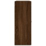 Armario de pared marrón roble 69,5x34x90 cm de vidaXL, Aparadores - Ref: Foro24-828459, Precio: 93,70 €, Descuento: %