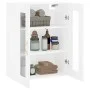 Armario de pared blanco 69,5x34x90 cm de vidaXL, Aparadores - Ref: Foro24-828460, Precio: 91,57 €, Descuento: %