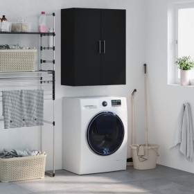 Black wall cabinet 69.5x34x90 cm by vidaXL, Sideboards - Ref: Foro24-828445, Price: 89,33 €, Discount: %